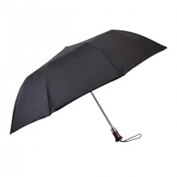 Parapluie Classique uni noir pliant automatique