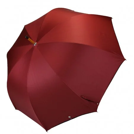 Großer Bordeaux-Regenschirm, seitliche Öffnung
