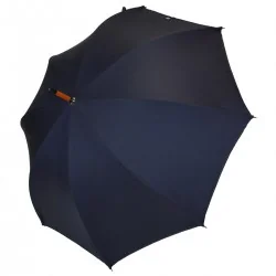 Navy blue city umbrella, side opening