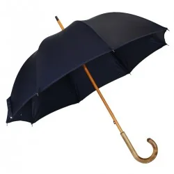 Parapluie de ville Bleu marine, ouvert de face