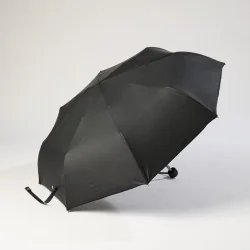 Mini parapluie noir ouvert côté