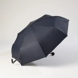 mini parapluie bleu marine ouvert de coté
