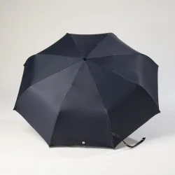 mini navy blue umbrella, open