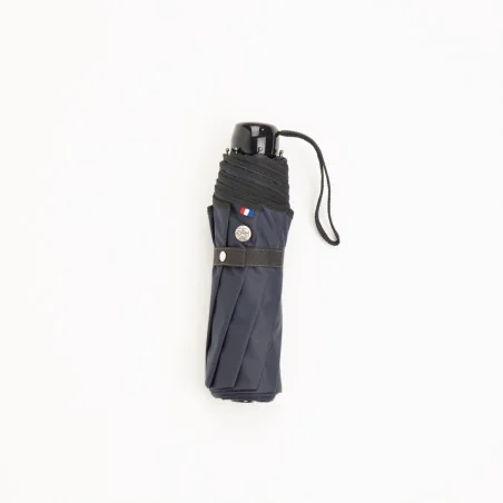 mini parapluie bleu marine plié