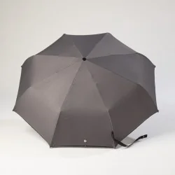 Mini umbrella, grey, open
