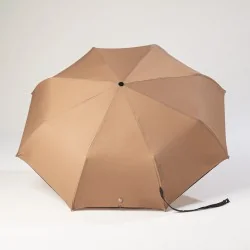 mini parapluie marron ouvert