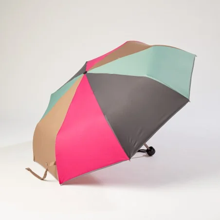 mini parapluie multicolore ouvert de coté