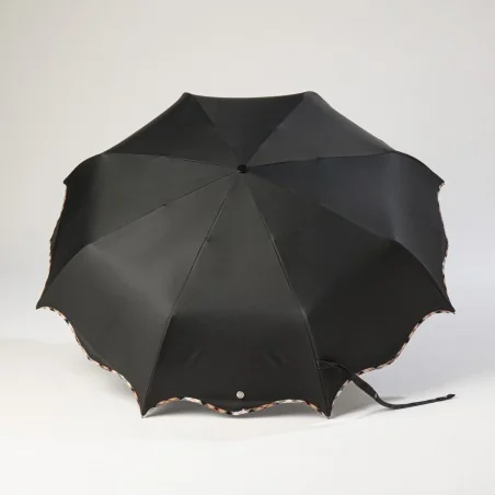 Mini parapluie noir vague ouvert
