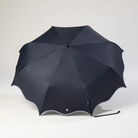 Mini-Regenschirm blau, offen