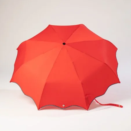 Mini parapluie rouge ouvert