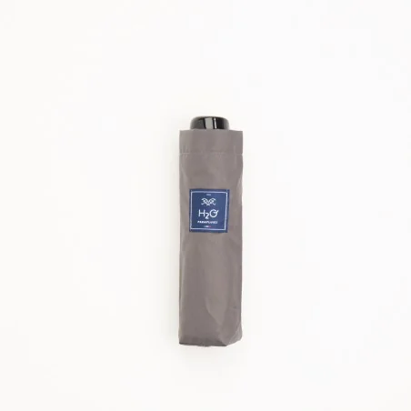 Mini gray and pink umbrella in its case