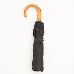 Parapluie pliant noir fermé