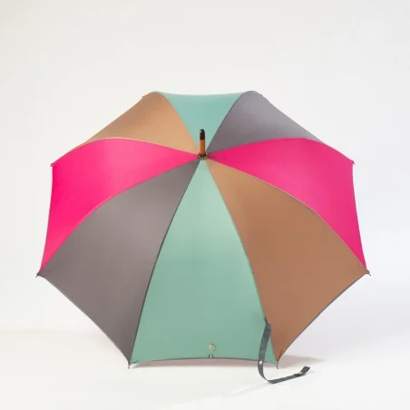Parapluie de ville multicolore, ouvert