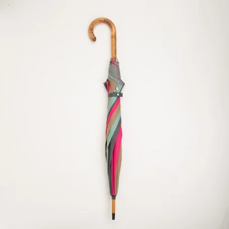 Multicoloured city umbrella, closed
