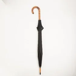Parapluie Canne Noir, fermé