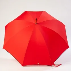 Parapluie Canne Rouge, ouvert
