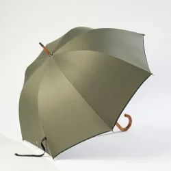 Parapluie Canne Kaki, ouvert de coté