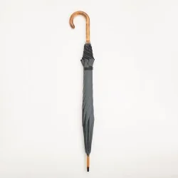 Stockschirm Grau, geschlossen