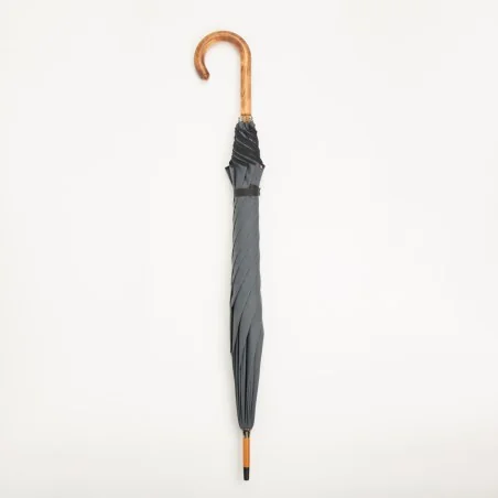 Parapluie Canne Gris, fermé