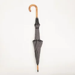 Windproof umbrella Grey, closed