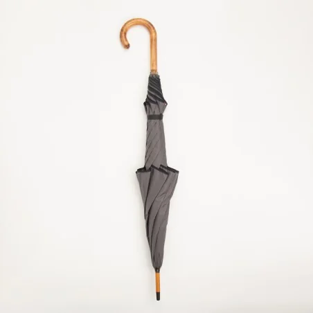 Windproof umbrella Grey, closed
