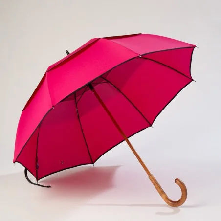 Windproof-Stockschirm Rose, vorne offen