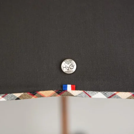 Stockschirm mit Schottland-Muster, Detail