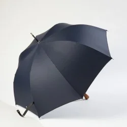 Automatic umbrella in navy blue, opens from the side
