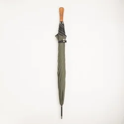 Parapluie automatique Kaki, fermé
