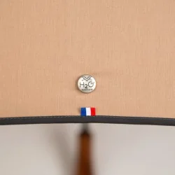 Parapluie automatique marron, détail
