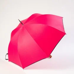 Pink automatic umbrella, opens from the side