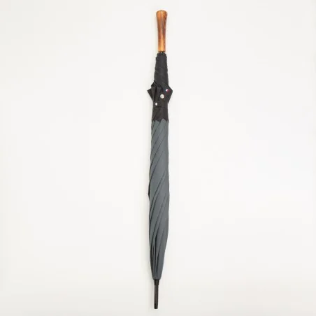 Grey golf umbrella, closed