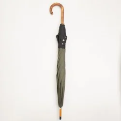 Grand parapluie kaki, fermé