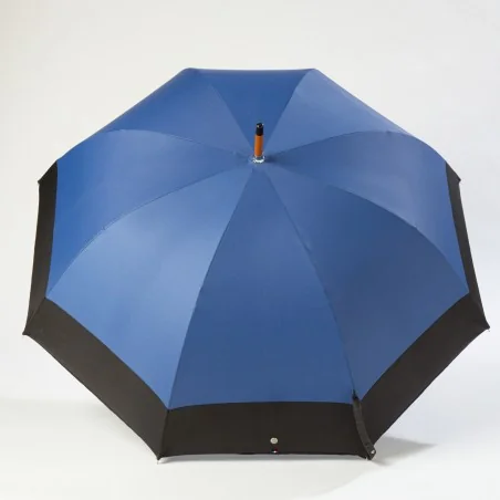 Grand parapluie bleu de France, ouvert
