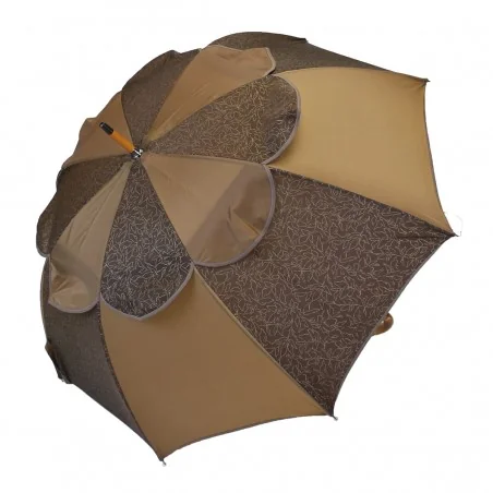 Anti-rollover umbrella - Brown