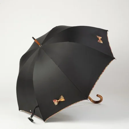 Parapluie canne Noir Nœuds...