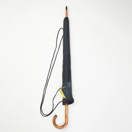 Umbrella case for walking umbrella, navy blue and yellow