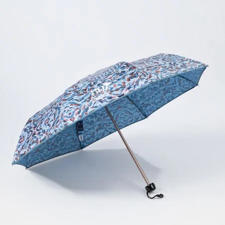 mini parapluie 80 eme d-day brodé ouvert de face
