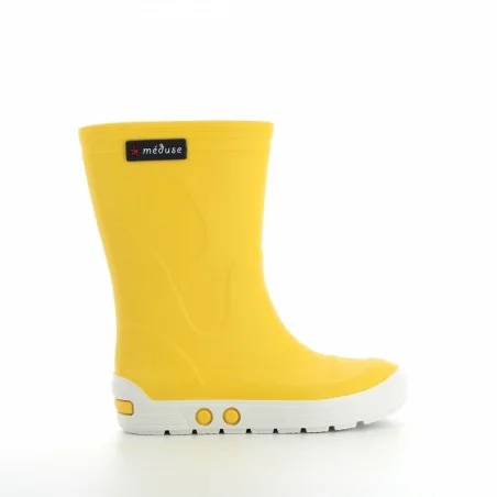 Bottes AIRPORT pour les petits - Jaune / Blanc