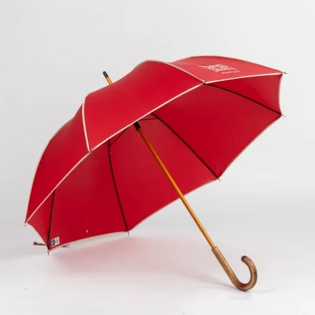Stockschirm Canne Rouge Deauville, von vorne geöffnet