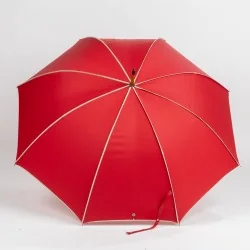 Stockschirm Deauville, rot, geöffnet