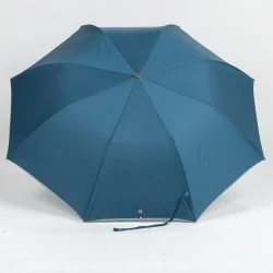 Parapluie Pliant Bleu Pétrole ouvert
