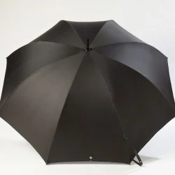 Parapluie de Golf Noir, ouvert