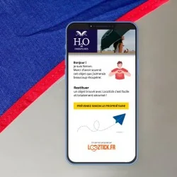 Nachrichten-Etikette QR-Code LOOZSTICK
