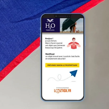Nachrichten-Etikette QR-Code LOOZSTICK
