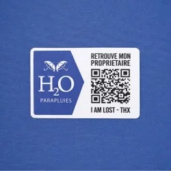 Mini-Blauer Regenschirm mit Anti-Verlust-System