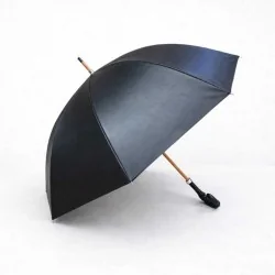 Lederregenschirm, seitlich zu öffnen