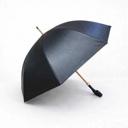 Lederregenschirm, seitlich zu öffnen